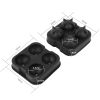 1.77”Sphere Ice Ball Maker Mold Silicone Ice Cube Tray with Lid Easy Fill and Release Ice Maker for Parties Events